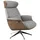 flexlux Relaxsessel Volden Polyester 83 x 112 x 125 cm grau drehbar