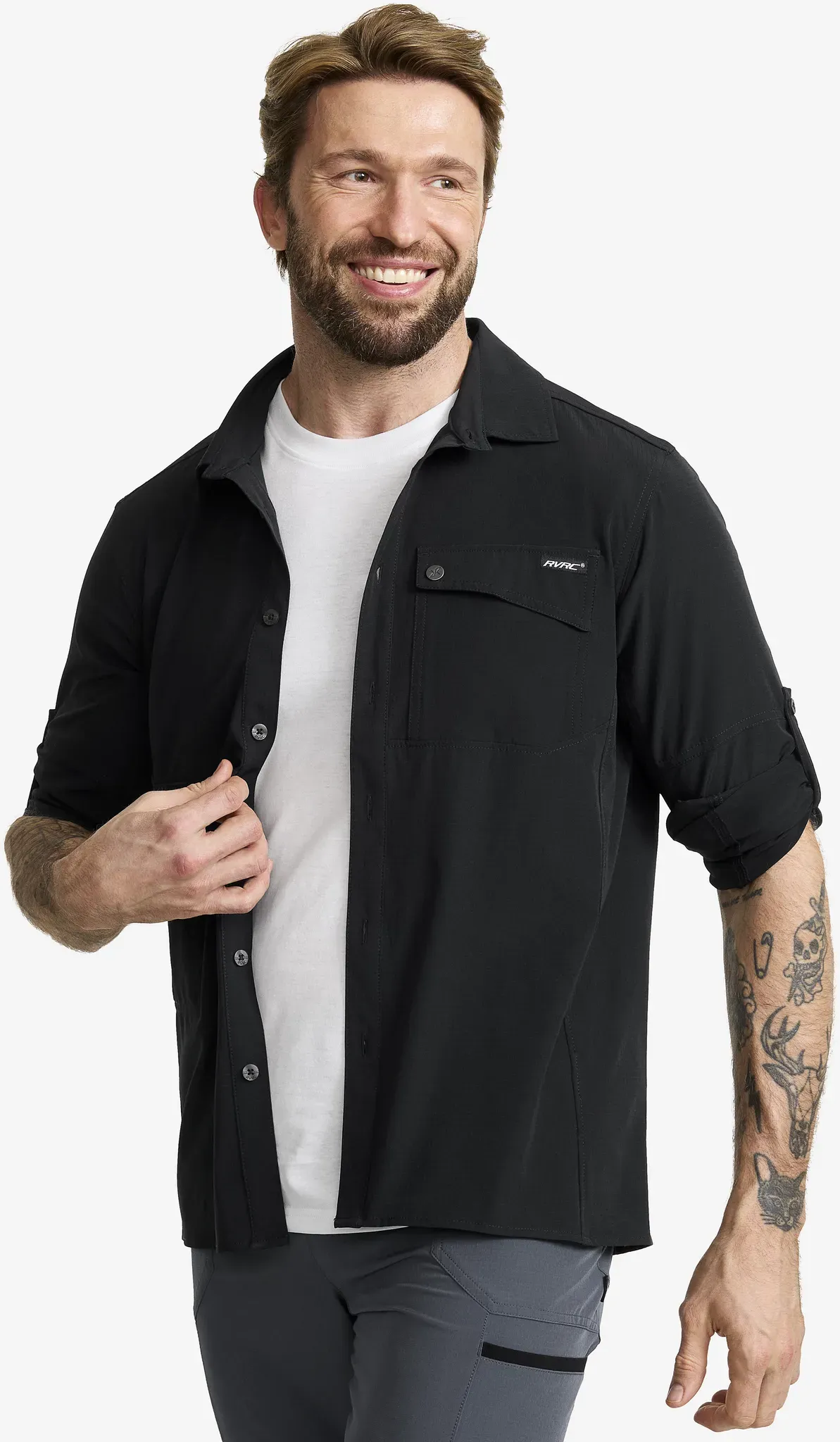Gradient Pro UV Shirt Herren Black, Größe:XS - Herren > Oberteile > Hemden - Schwarz
