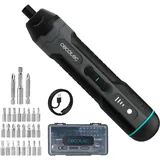 Cecotec Elektrischer Akkuschraubendreher 3,6V, 1500 mAh EasyGyro 3000 Pocket. 280 U/min, Knopfdruck-Bedienung, Kompaktes Design, Drehmoment 4,5Nm, Einstellbare Leistung, Typ-C-Ladekabel, LED-Licht