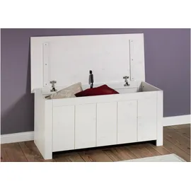 OTTO home Sitztruhe Bertram Weiß 100 x 45 x 45 cm