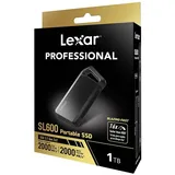 Lexar SL600 Portable SSD 1 TB USB 3,2 Gen 2x2 Schwarz LSL600X001T-RNBNG