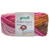 Gründl Häkelwolle Cotton Quick Batik Beige/Braun/Rosa 100 g