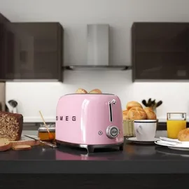 Smeg TSF01PKEU Cadillac Pink / Hochglanz