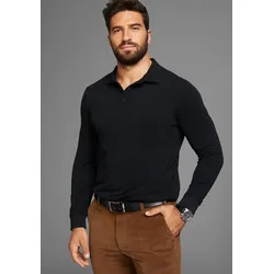 Poloshirt, in Pique ́ Qualität, Gr. 4XL (68/70), schwarz, , 67818720-4XL