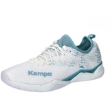 Kempa Unisex Wing Lite 2.0 W Game Changer Handballschuhe, Sportschuhe, Turnschuhe, weiß/Aqua, 43