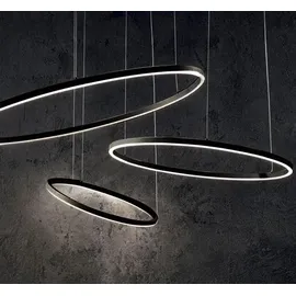 Ideal Lux Oracle Slim 1-flg. Ø 50 cm rund schwarz
