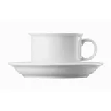 6 x Kaffeetasse 2-tlg. - THOMAS TREND - Dekor Weiß - 1 Set