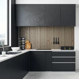 Relaxdays Weinregal 2er Set 53 x 14 x 12 cm Schwarz