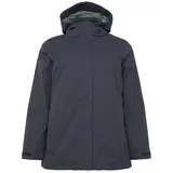 3-in-1-Funktionsjacke JACK WOLFSKIN "Große Größen" Gr. 54, grau (graugrün) Damen Jacken Wind,- und wasserweisend, atmungsaktiv