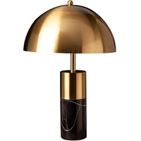 Riess Ambiente Elegante Tischlampe BURLESQUE 52cm gold mit schwarzem Marmorfuß