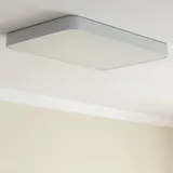 efectoLED LED-Deckenleuchte 40W Rechteckig Metall 600x400mm CCT Wählbar Hidria Weiß