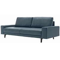 HÜLSTA sofa 2-Sitzer »hs.450«, Armlehne breit niedrig, Alugussfüße in umbragrau, Breite 180 cm blau