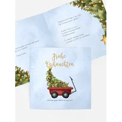 Weihnachtskarten selbst gestalten mit Spruch und Fotos im Onlinedesigner bei Meine-Kartenmanufaktur.de