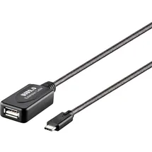 Renkforce USB-C auf USB-A 10 m Schwarz