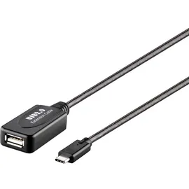 Renkforce USB-C auf USB-A 10 m Schwarz