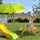 Relaxdays Kindersitzgruppe 2 in 1 natur