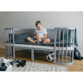 Waldin Erweiterung auf 174cm für 7in1 Babybett ohne BETT, Grau