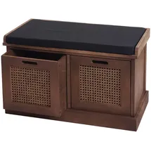 MCW Sitzbank J49 Schwarz 75 x 47 x 40 cm