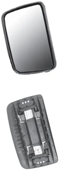 Beheizter und motorisierter Spiegel, großer Renault Premium 2006 LH.