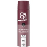 8X4 Men Million Nights Deospray, Deospray für Männer mit orientalischen Duftnoten, Deo ohne Aluminium (ACH) mit 48h zuverlässigem Schutz (150 ml)