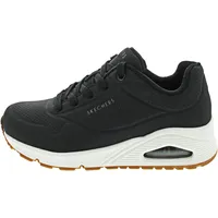 SKECHERS Uno - Stand on Air Schwarz/Weiß 38,5