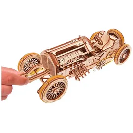UGEARS Mechanischer Holzmodell-bausatz U-9 Grand Prix Auto 348 Teile