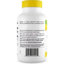 Healthy Origins E-400 Tocopherols Softgels 180 St.