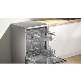 Bosch Serie 2 SMS2HTI06E Geschirrspüler (freistehend, 600 mm breit, Silber)