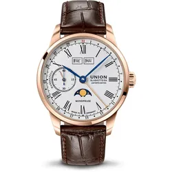 Union Glashütte Herrenuhr 1893 Handaufzug Mondphase D9034587601309 - roségold