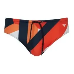 Emporio Armani für Herren. EM000575_AF12341 ASV orangefarbene Slips (M), Strandbekleidung, Polyester