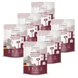 MjAMjAM herzhaftes Wild & Kaninchen mit fruchtigen Heidelbeeren 6 x 300 g