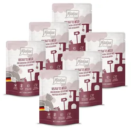 MjAMjAM herzhaftes Wild & Kaninchen mit fruchtigen Heidelbeeren 6 x 300 g