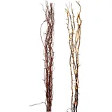 Spetebo Lichterzweig 120 cm – 80 LEDs / 120 cm – 5 Weideruten
