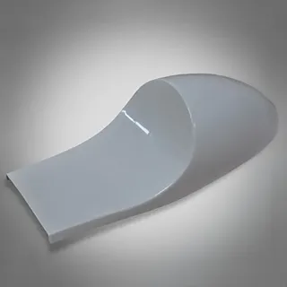 30 RicambiWeiss Heck kompatibel mit MOTO GUZZI LE MANS 1 2 3 Cafe Racer GFK Einmann Sitz Classic Höcker NEU