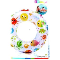 Aufblasbarer Schwimmring - 61 cm, mit Fischmuster