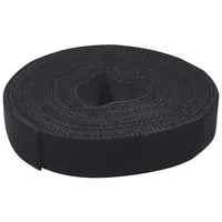 Logilink KAB0050 Kabelbinder aus Klettband, 4 m, schwarz