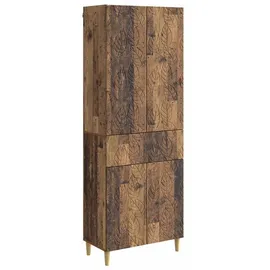 vidaXL Schrankset 2 pcs Altholz Holzwerkstoff