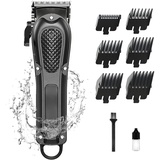 Haarschneidemaschine Profi, Rasierer Herren Elektrisch, Barttrimmer Herren, Haarschneider IPX7 Wasserdicht, Trimmer herren für Friseursalon, Kinder und Zuhause.