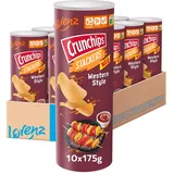 LORENZ | Crunchips Stackers Western Style | 10 x 175 g | vegan