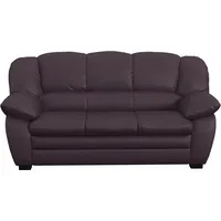 Cotta 2,5-Sitzer "Casino", lila (braun), B:191cm H:88cm T:92cm, Luxus-Microfaser (100% Polyester);NaturLEDER, echtes Rindsleder, Sofas, Polstergarnitur, auch als Set erhältlich