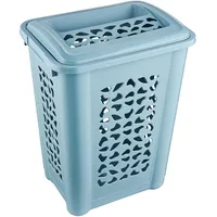 KEEEPER Wäschebox mit Einwurfschlitz und aufklappbarem Deckel, 60 l,