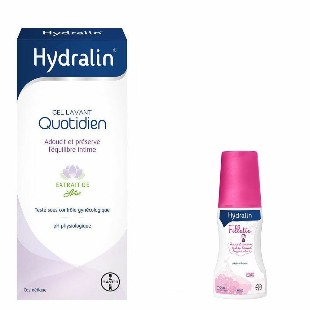 Hydralin® Quotidien Gel Lavant + Fillette Mousse Lavante 1 pc(s) gel(s)
