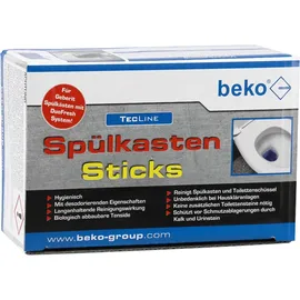 Beko Toilettenreiniger - beko TecLine Spülkasten-Sticks - 20Stück