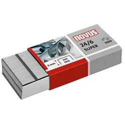 1.000 novus Heftklammern SUPER 24/6