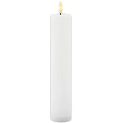 LED-Echtwachskerze, wiederaufladbar Sille, 25 cm