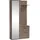 WFL GROUP Nex Garderobenschrank 97 x 195 x 30 cm braun