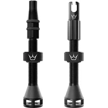 Peaty's Holeshot Fast Flow Tubeless Ventil 42mm Schwarz