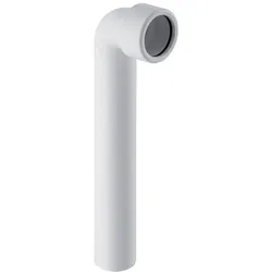 Geberit Anschlussbogen 90 Grad Außendurchmesser 50mm, 90 Grad, Alpinweiß, Quetschverschraubung 152226111