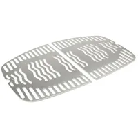 Grillrost.com Das Original Grillrost 273 cm x 369 cm Edelstahl Silber/Weiß