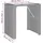 vidaXL Gartenbar-Set 5-tlg. Grau